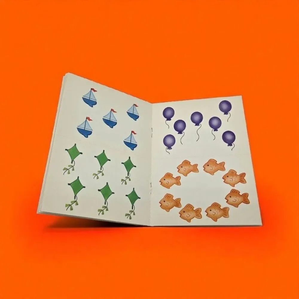 Vintage 1990s Dover Flash Cards: Numbers Cathy Beylon (1997) - Little Math Book